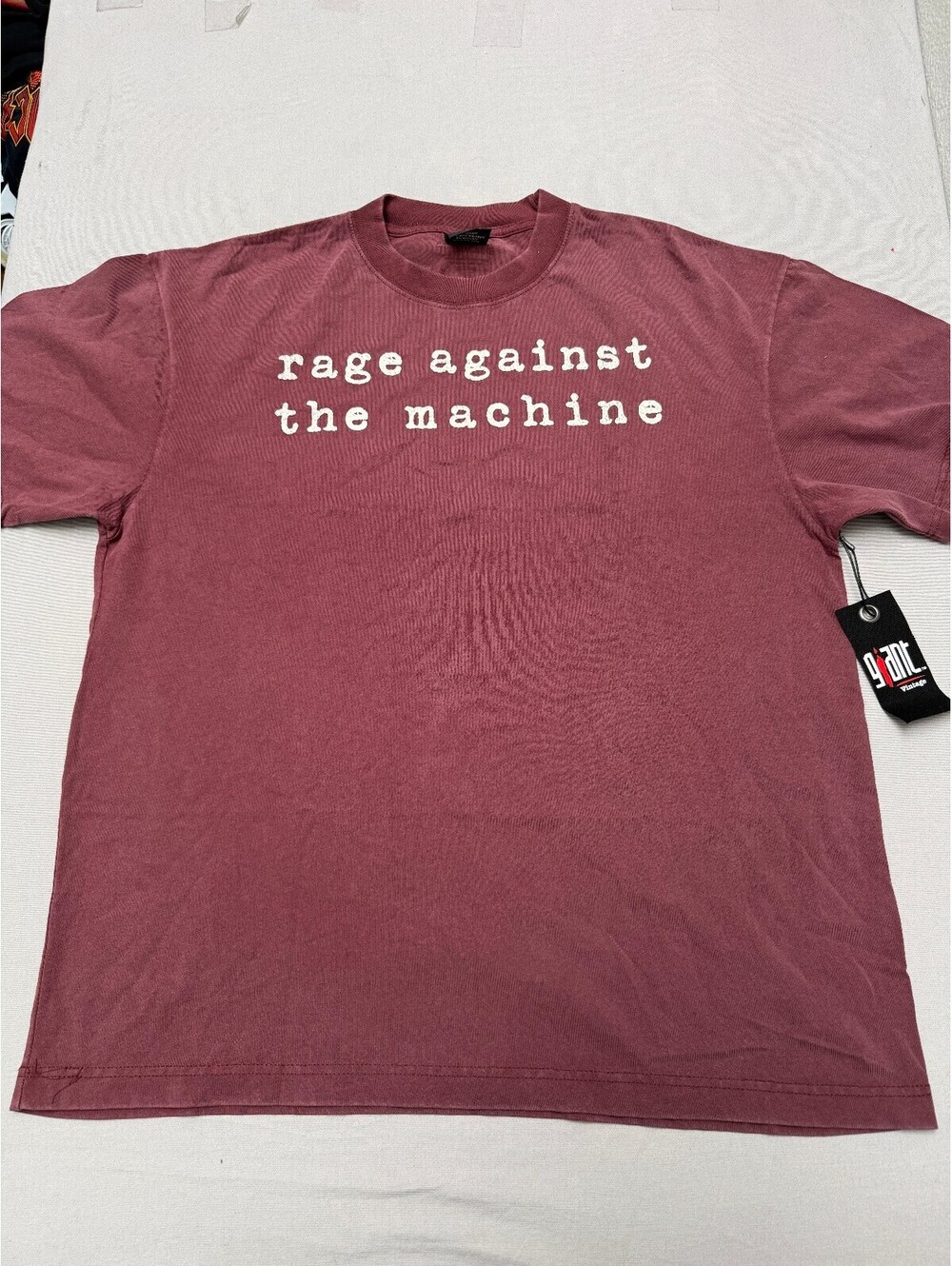 Rage Against the Machine T-shirt Typewriter Giant Modern XL